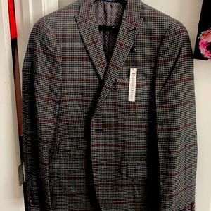 Paisley and gray blazer